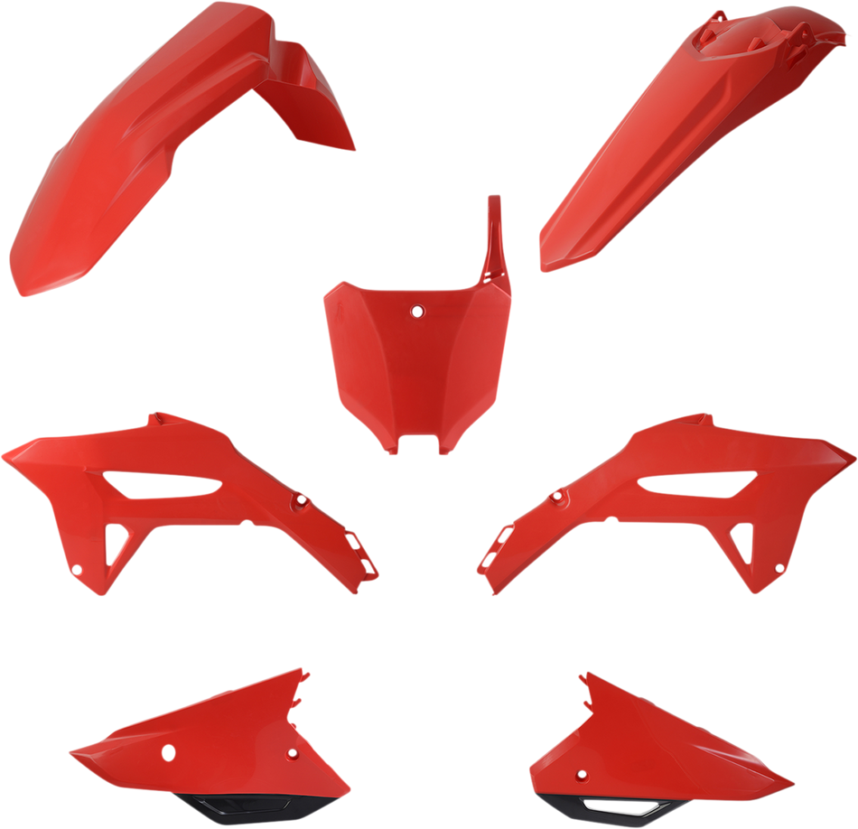 CYCRA Plastic Body Kit - OEM Red/Black CRF250R 2022-2023  / CRF450R 2021-2023  1CYC-9431-00