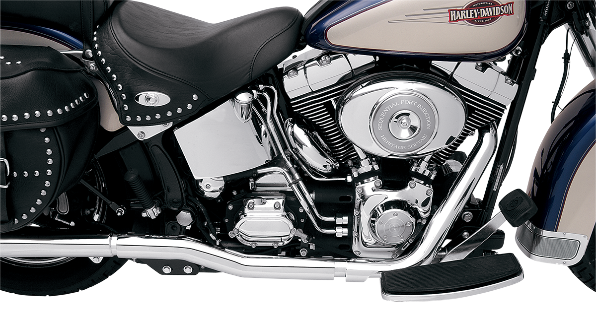 BASSANI XHAUST Tru Dual Exhaust - '86-'06 Softail SFT-211