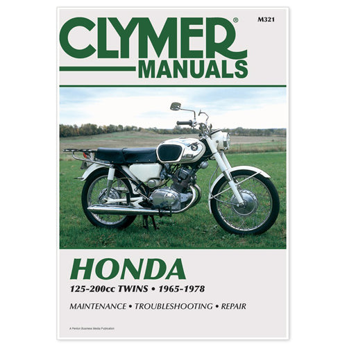 Clymer Manual Hon 125-200cc Twins 65-78 274021