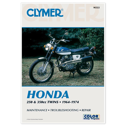 Clymer Manual Hon 250-350cc Twins 64-74 274023