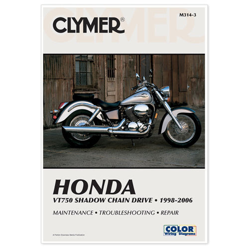 Clymer Manual Honda Vt750 Shdow Chain Drive 274059