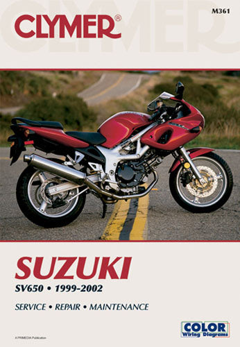 Clymer Manual Suzuki Sv650 1999-2002 274107