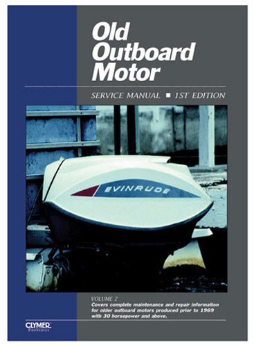 Clymer Manual, Old Outboard Motor Service V 2 1969 274208