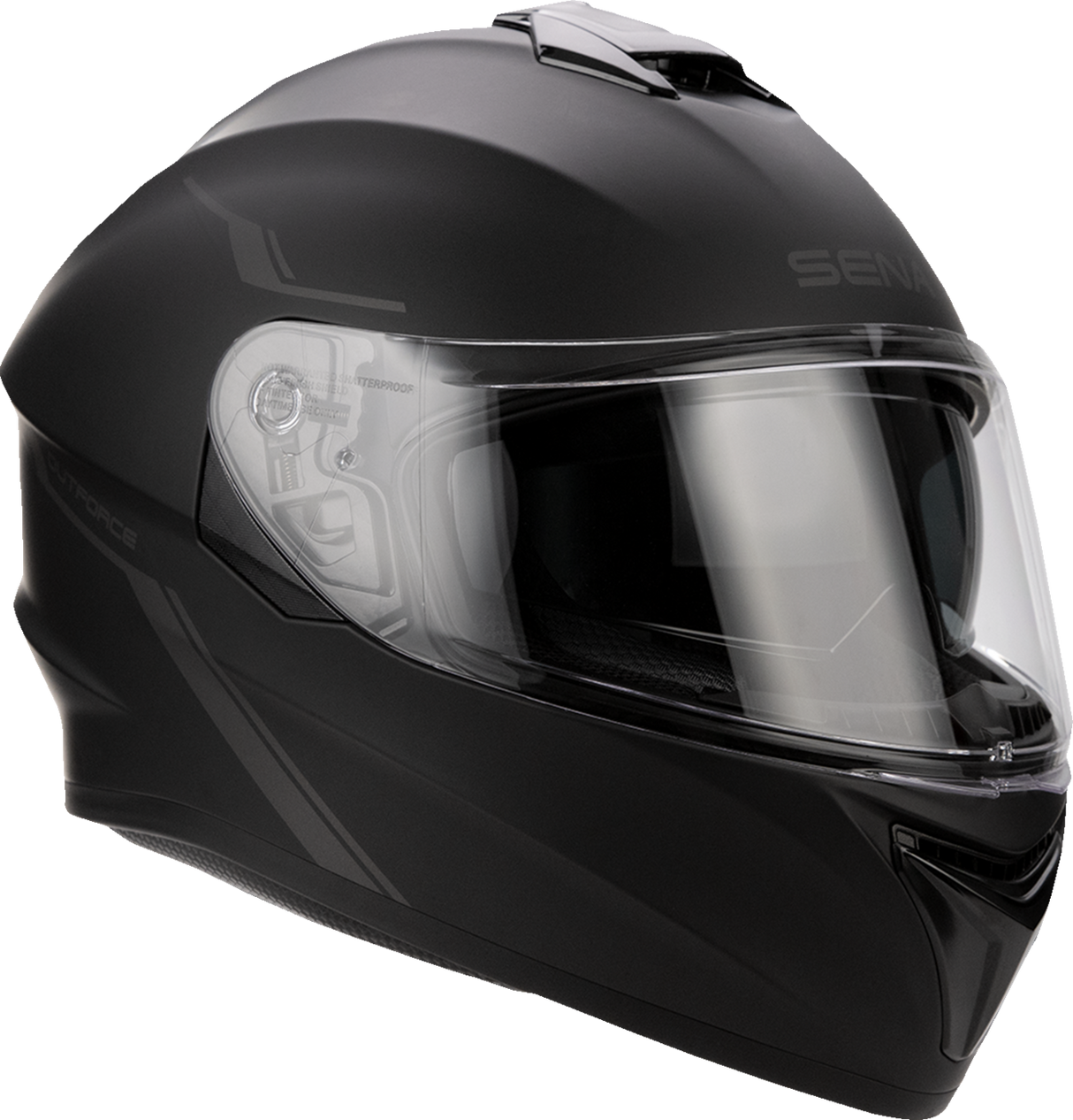 SENA OutForce Helmet - Matte Black - 2XL OUTFORCE-MBXXL