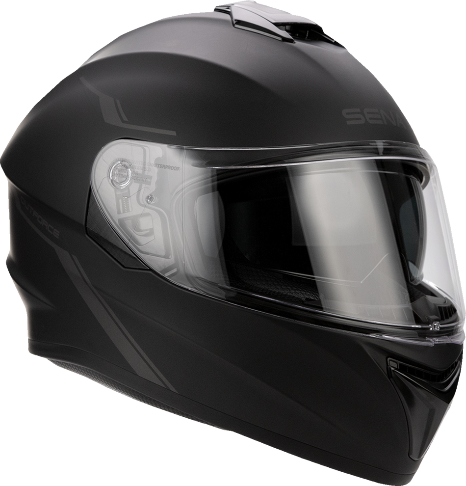 SENA OutForce Helmet - Matte Black - Large OUTFORCE-MB00L