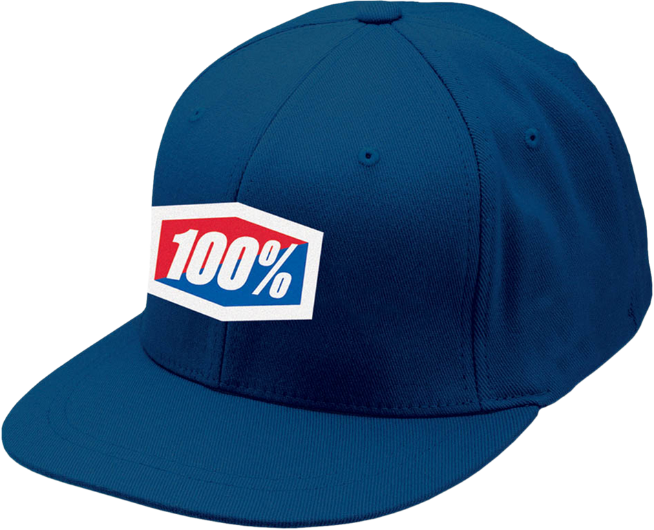 100% Official Flexfit® Hat - Royal Blue - Large/XL 20043-00007