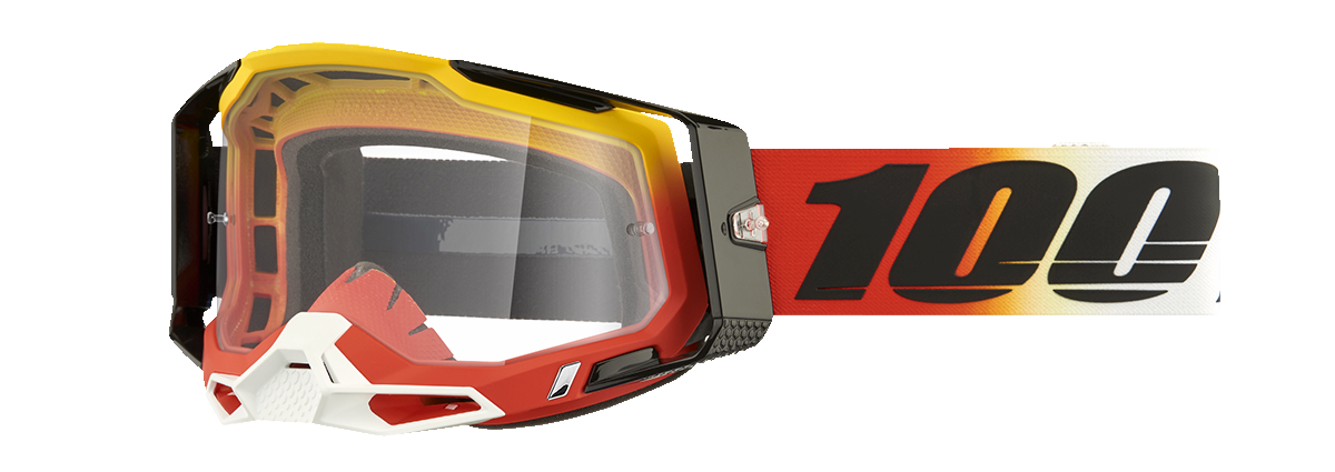 100% Racecraft 2 Schutzbrille - Ogusto - Klar 50009-00024