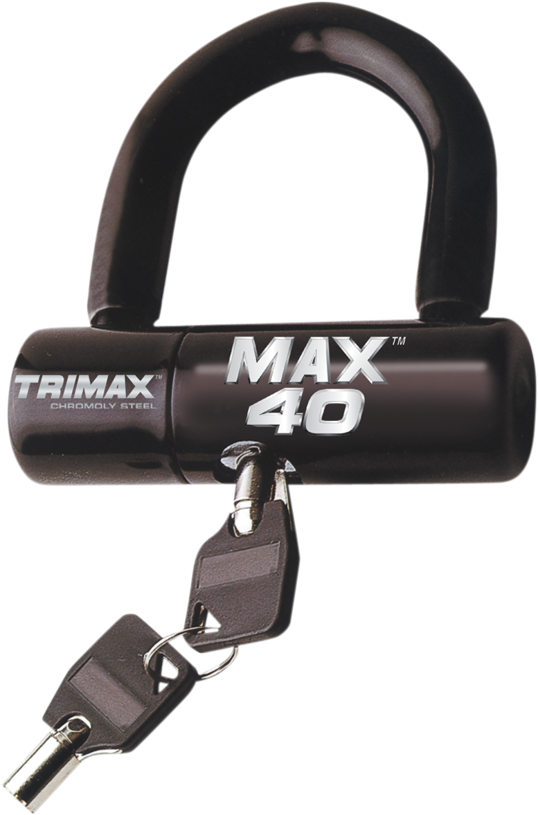 TRIMAX U-Lock Disc Lock - Black MAX40BK 4010-0057