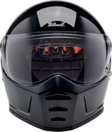 BILTWELL Lane Splitter Helmet - Gloss Black - XS 1004-101-501