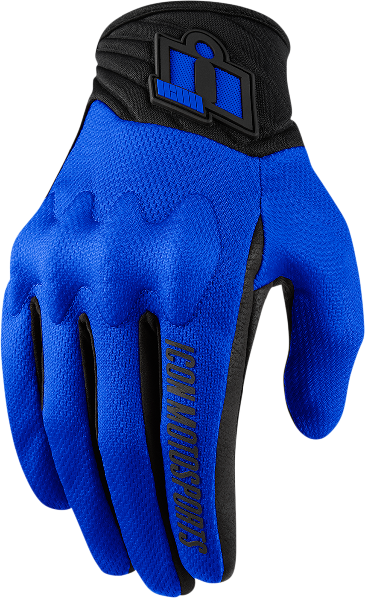 ICON Anthem 2 CE™ Gloves - Blue - XL 3301-3680