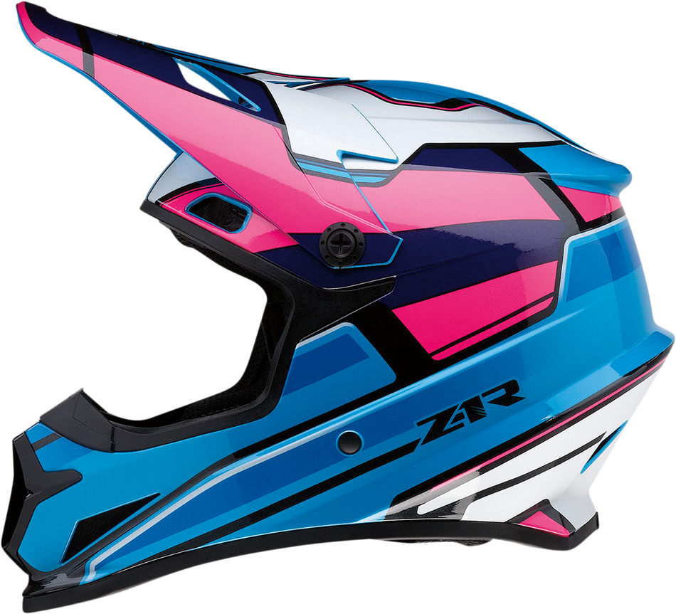 Z1R Rise Helmet - MC - Pink/Blue - 3XL 0110-7190