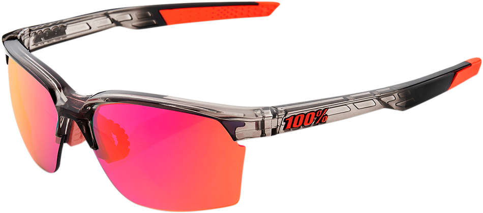 100% Sportcoupe Sunglasses - Smoke - Purple Mirror 61020-253-72