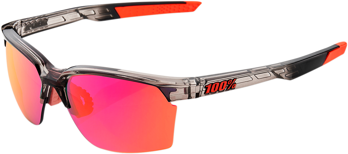 100% Sportcoupe Sunglasses - Smoke - Purple Mirror 61020-253-72