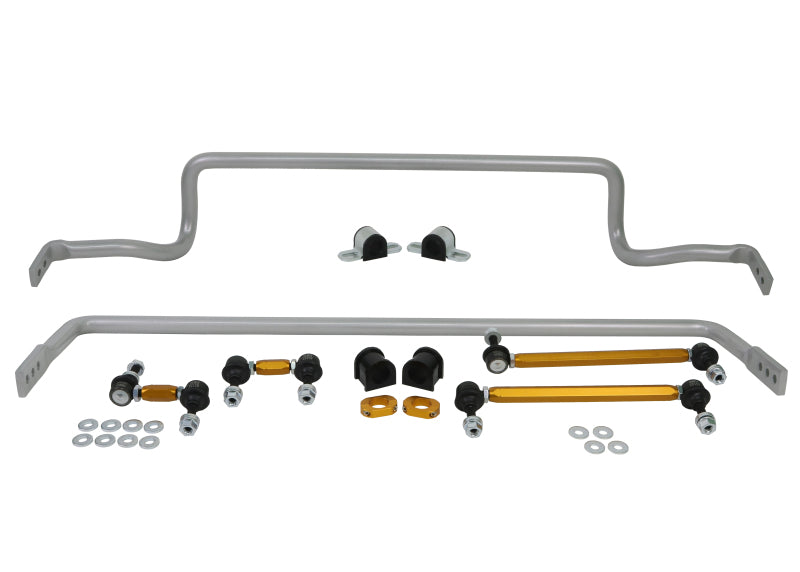 Whiteline 08-17 Mitsubishi Lancer Front & Rear Sway Bar Kit BMK007