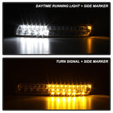 xTune 99-06 GMC Sierra (Excl Denali) Full LED Bumper Lights - Chrome (CBL-GSI99-LED-C) 9029318