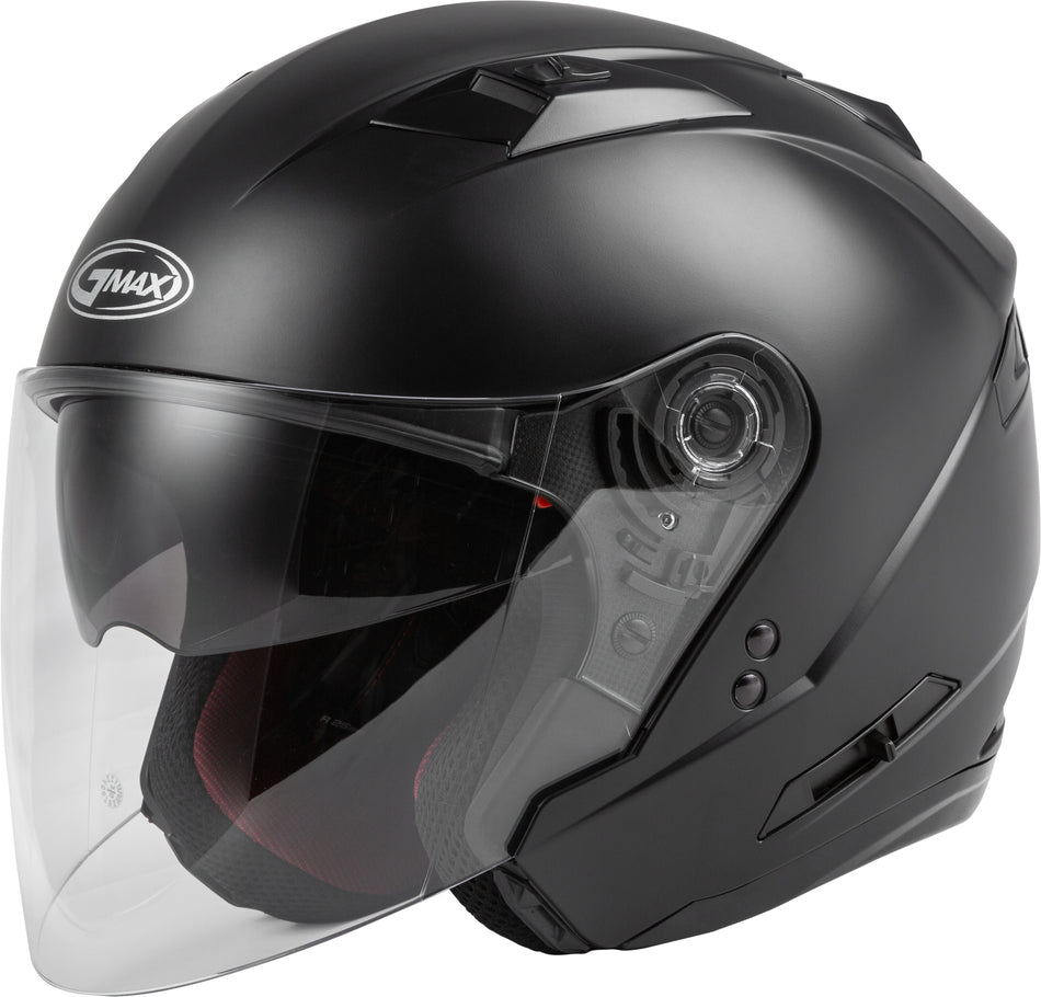 GMAX Of-77 Open-Face Helmet Matte Black Lg O1770076