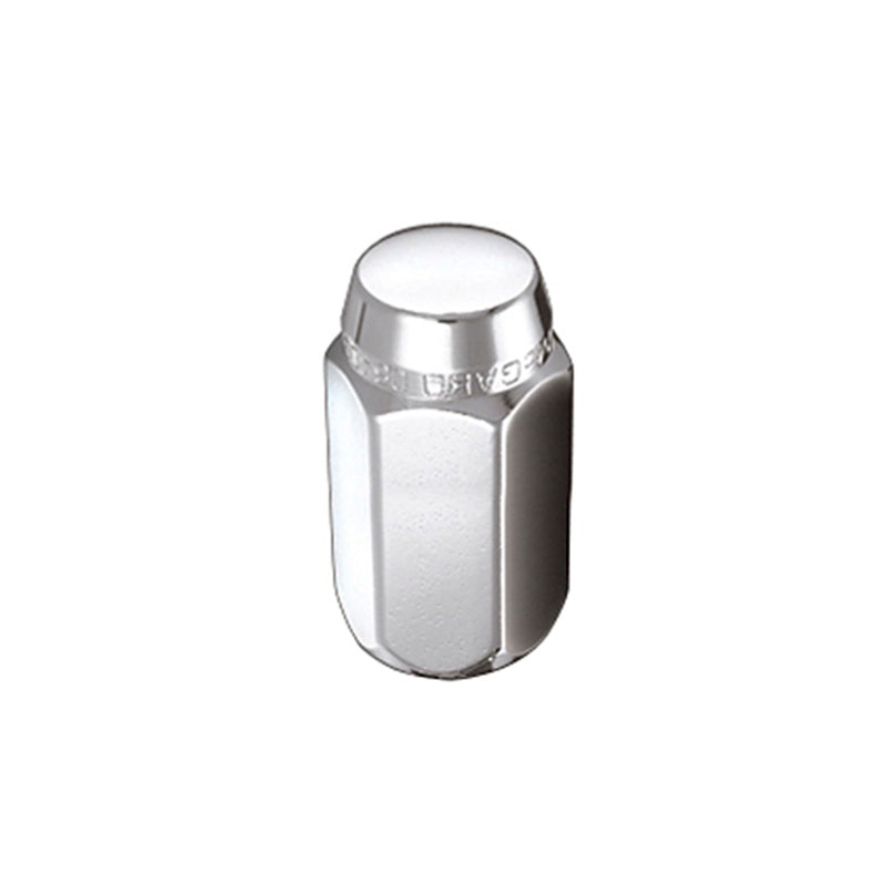 McGard Hex Lug Nut (Cone Seat) M12X1.25 / 13/16 Hex / 1.28in. Length (4-Pack) - Chrome 64003