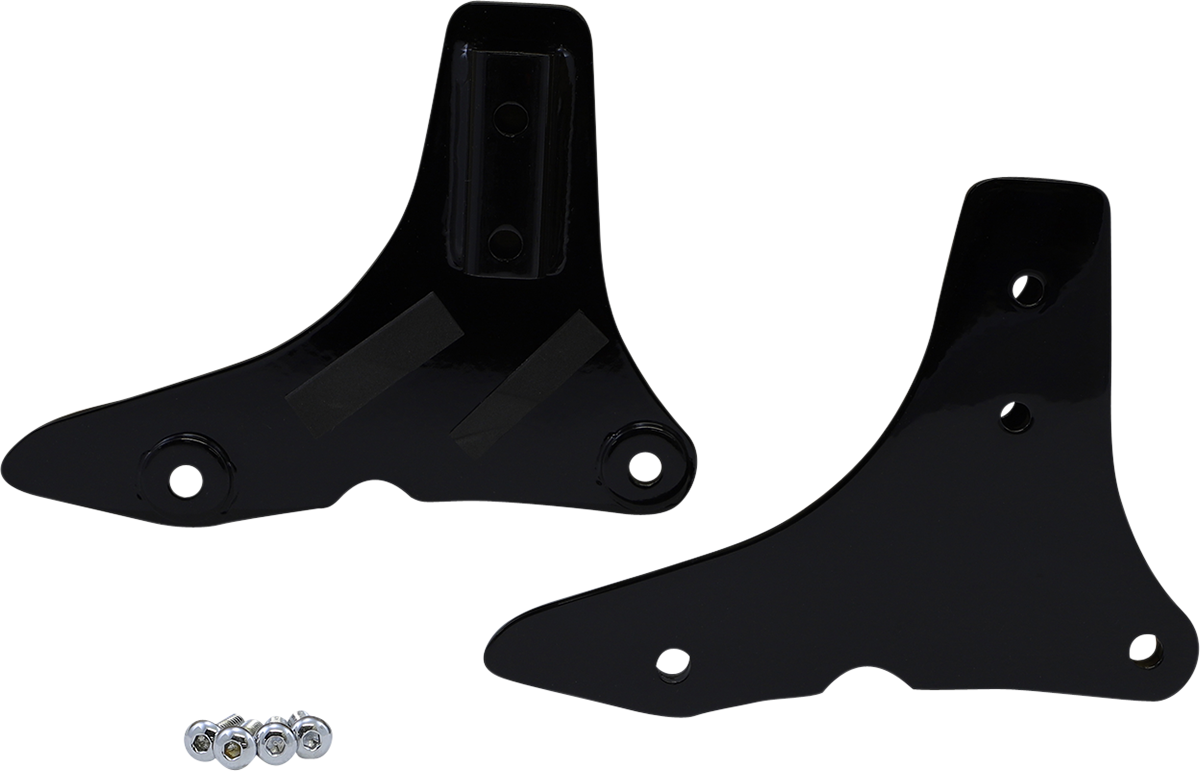 DRAG SPECIALTIES Side Plates - Black 50263855