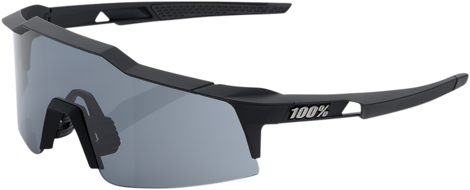 100% Speedcraft XS Sunglasses - Black - Smoke 60009-00000