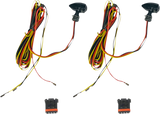 CUSTOM DYNAMICS Micro Turn Signals - Dual - Amber/Red - Black CD-MICRO-AR-B