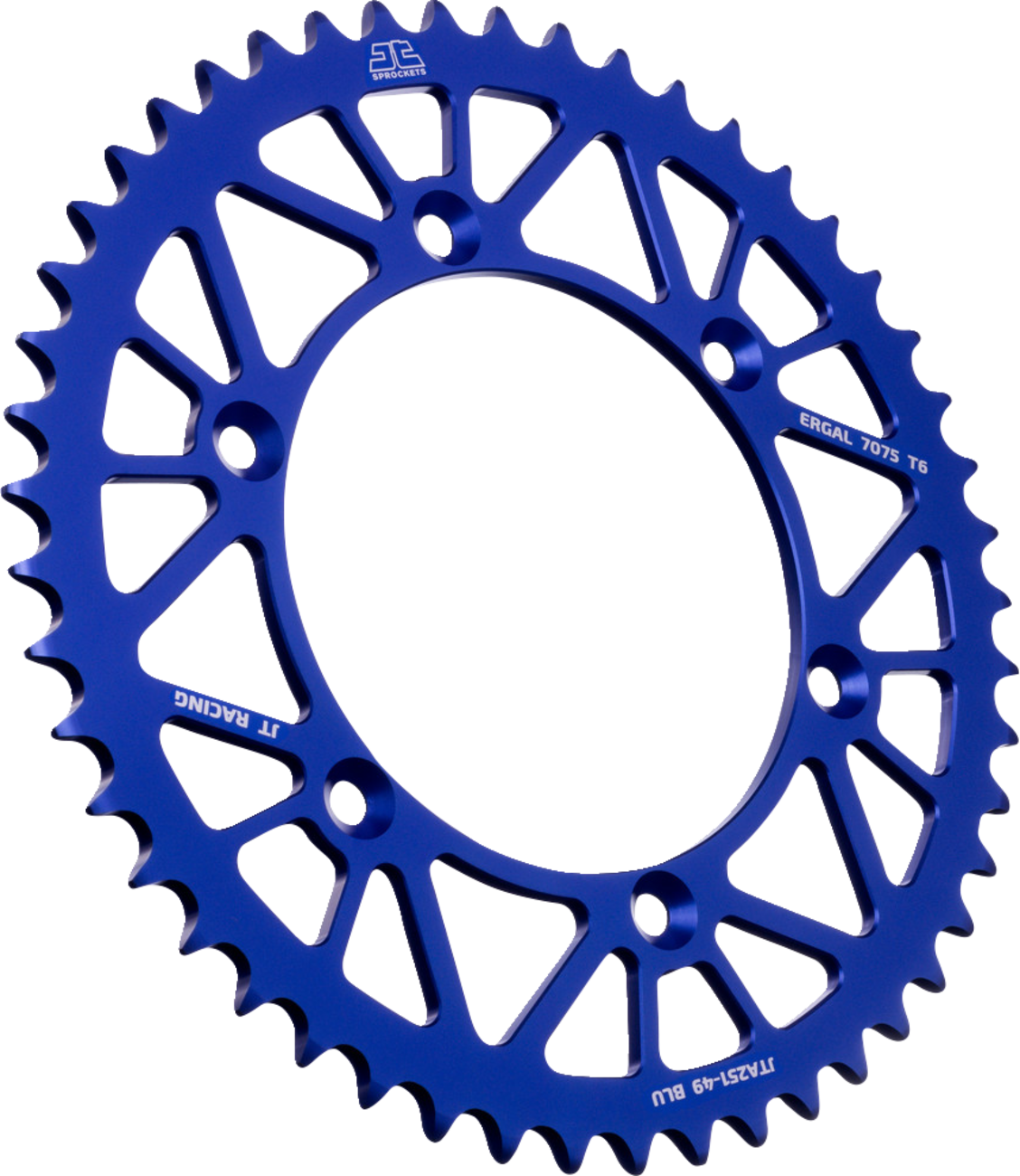 JT SPROCKETS Rear Sprocket - Yamaha - Blue - 49 Tooth JTA251.49BLU