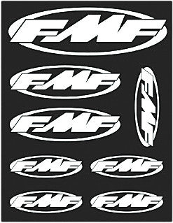 FMF Die Cut Sticker Sheet 010598
