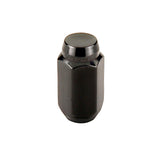 McGard Hex Lug Nut (Cone Seat) M14X1.5 / 22mm Hex / 1.635in. Length (4-Pack) - Black 64072