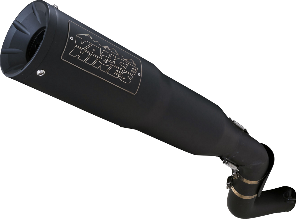 VANCE & HINES Adventure Hi-Output 450 Slip-On Muffler - Black - Stainless Steel Pan America 1250 46533