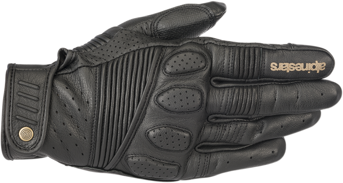 Guantes ALPINESTARS Crazy Eight - Negro/Negro - Pequeño 3509018-1100-S 