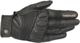 Guantes ALPINESTARS Crazy Eight - Negro/Negro - Pequeño 3509018-1100-S 