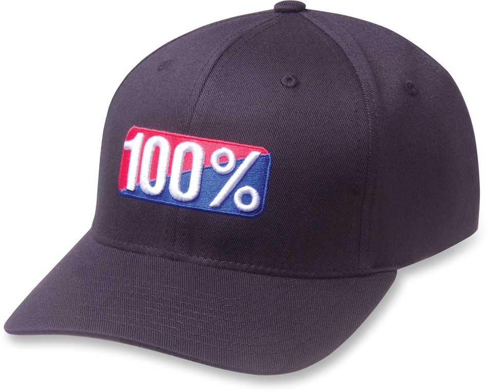 100% Classic Flexfit® Hat - Black - Large/XL 20043-00001