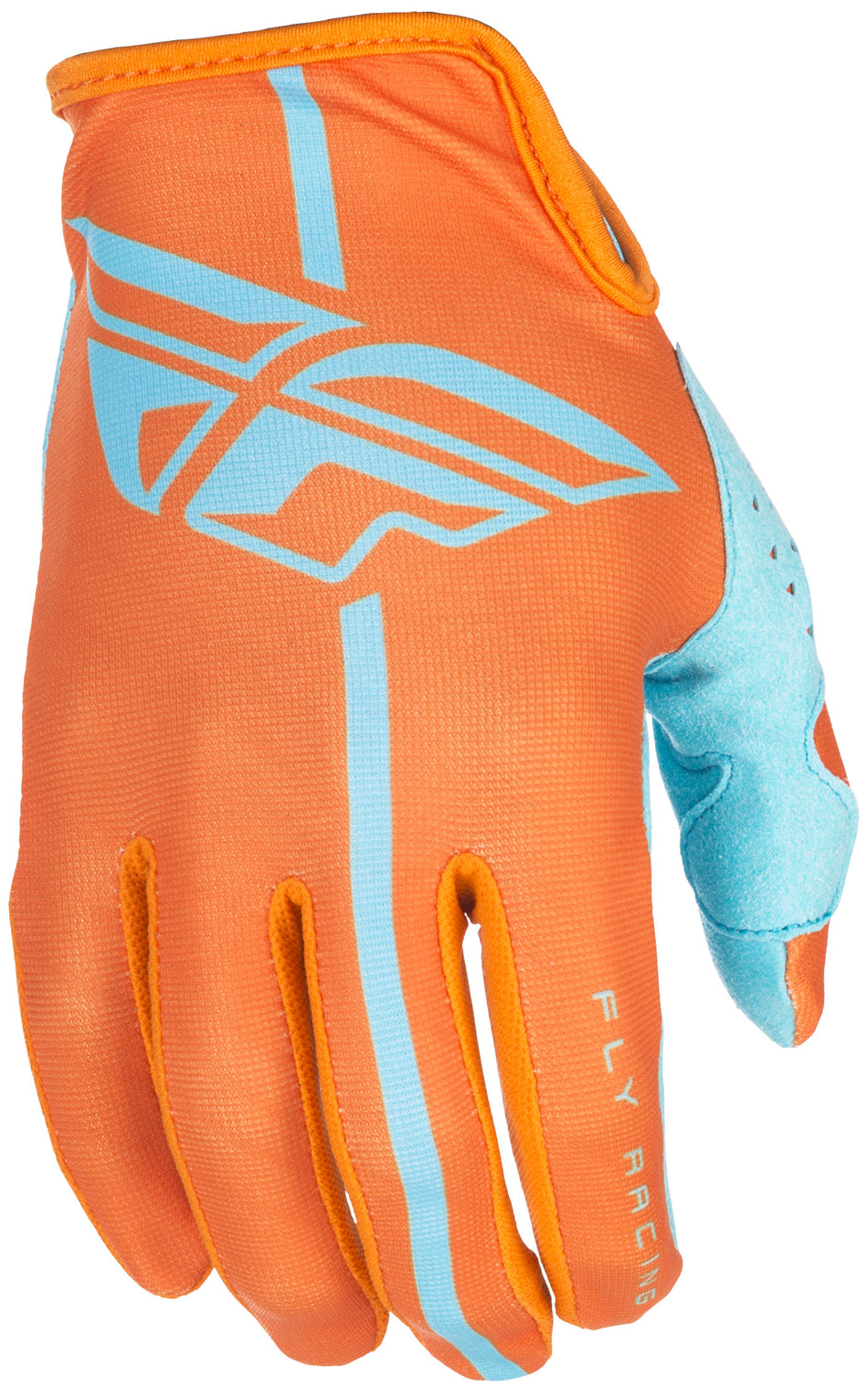 FLY RACING Lite Gloves Orange/Blue Sz 4 371-01804