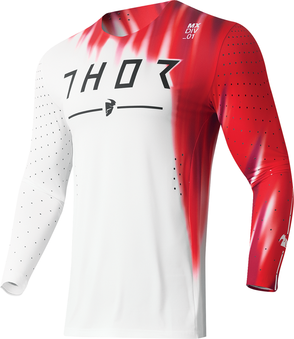 THOR Prime Freeze Jersey - White/Red - Large 2910-7463