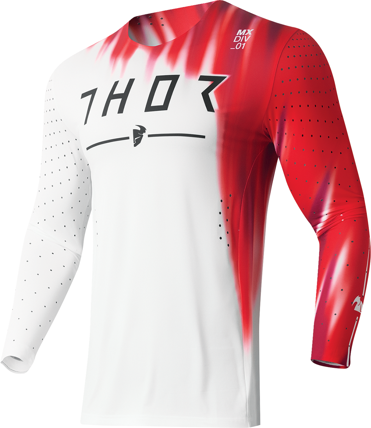 THOR Prime Freeze Jersey - White/Red - Small 2910-7461