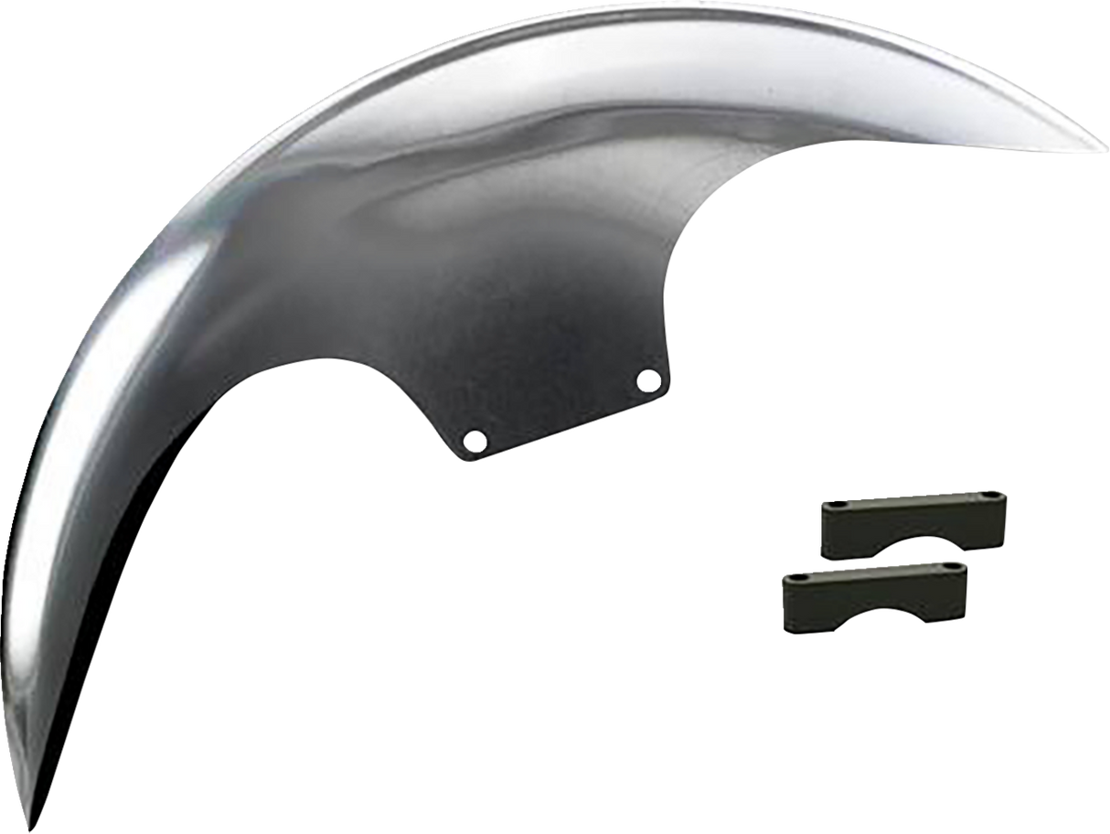 PAUL YAFFE BAGGER NATION Cafe Front Fender - 21" - Schwarze Distanzstücke PYO:CAFE-21-13E-B