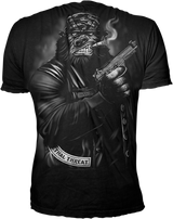 LETHAL THREAT Gorilla mit Pistolengriff T-Shirt - Schwarz - 2XL LT20732XXL 