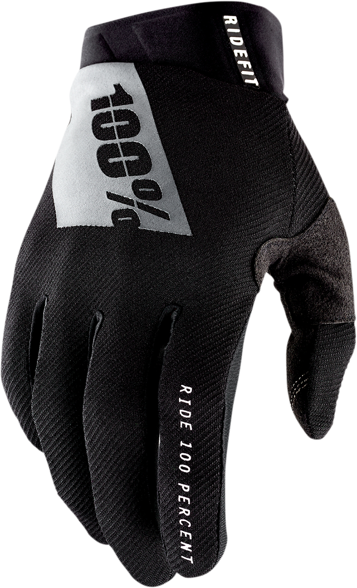 100% Ridefit Gloves - Black - XL 10010-00003