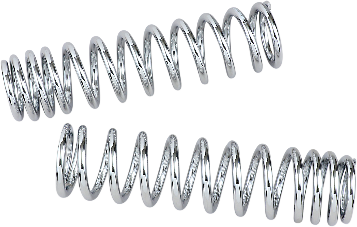 PROGRESSIVE SUSPENSION Shock Springs - 12-Series - Chrome - 120-170 lb/in 03-1365C