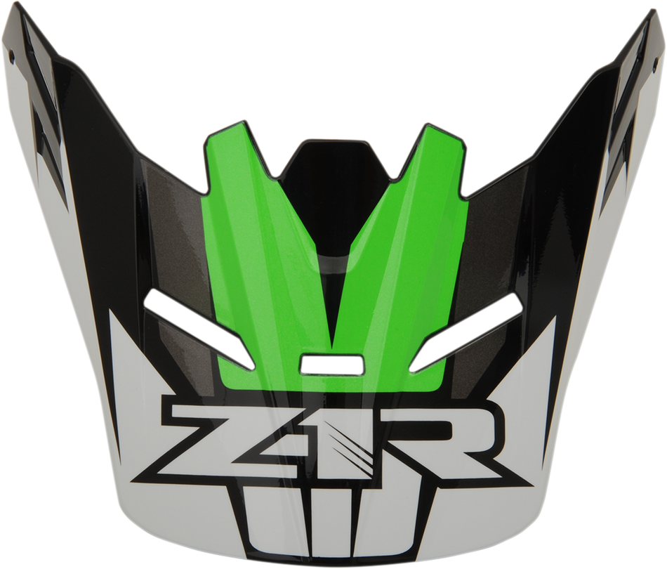 Z1R Youth Rise Visor Kit - Ascend - Green 0133-1057