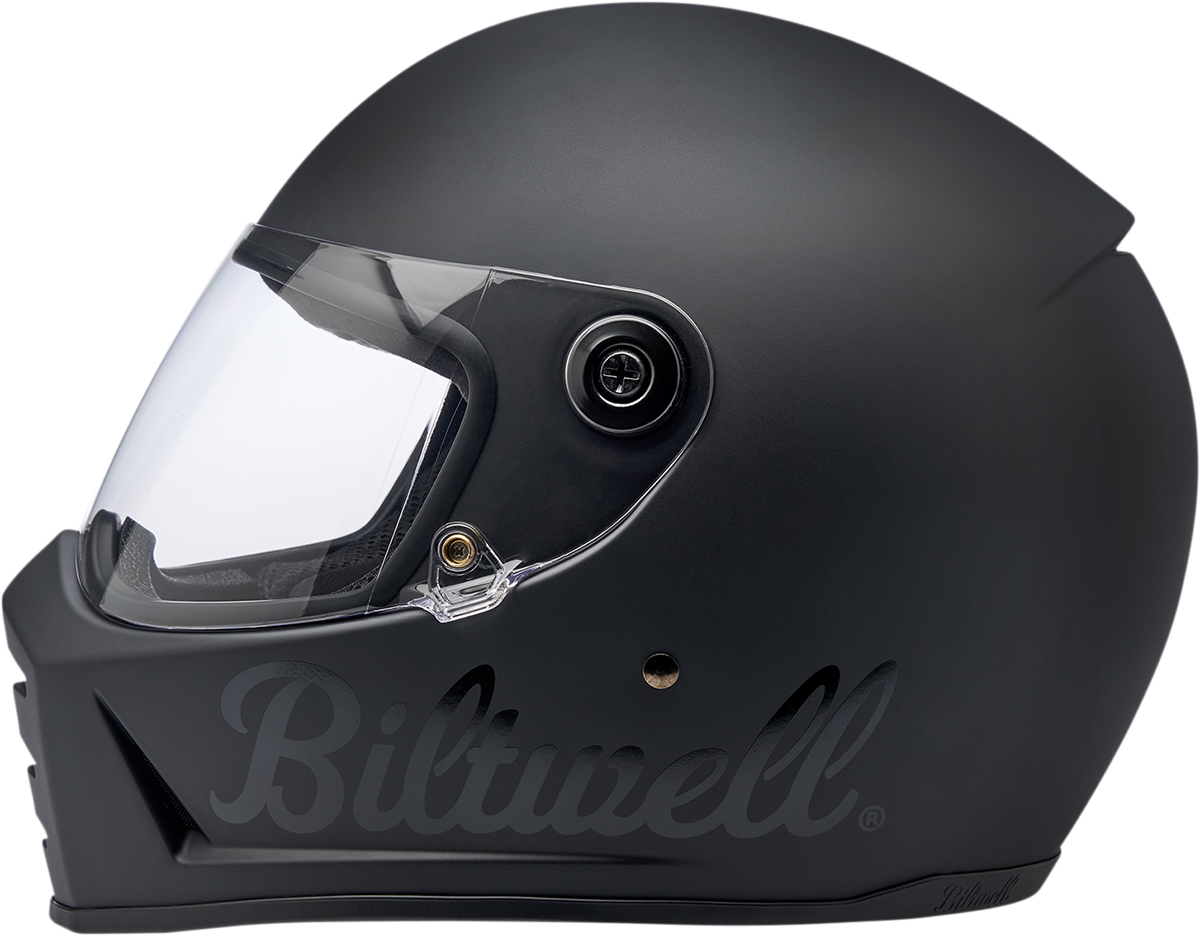 BILTWELL Lane Splitter Helmet - Flat Black Factory - Small 1004-638-102