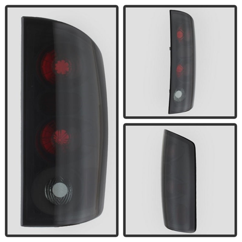 Spyder Dodge Ram 02-06 1500/Ram 2500/3500 03-06 Euro Style Tail Lights Black Smoke ALT-YD-DRAM02-BSM 5078100