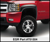 EGR 07-13 Chev Silverado 6-8ft Bed Rugged Look Fender Flares - Set (751504) 751504