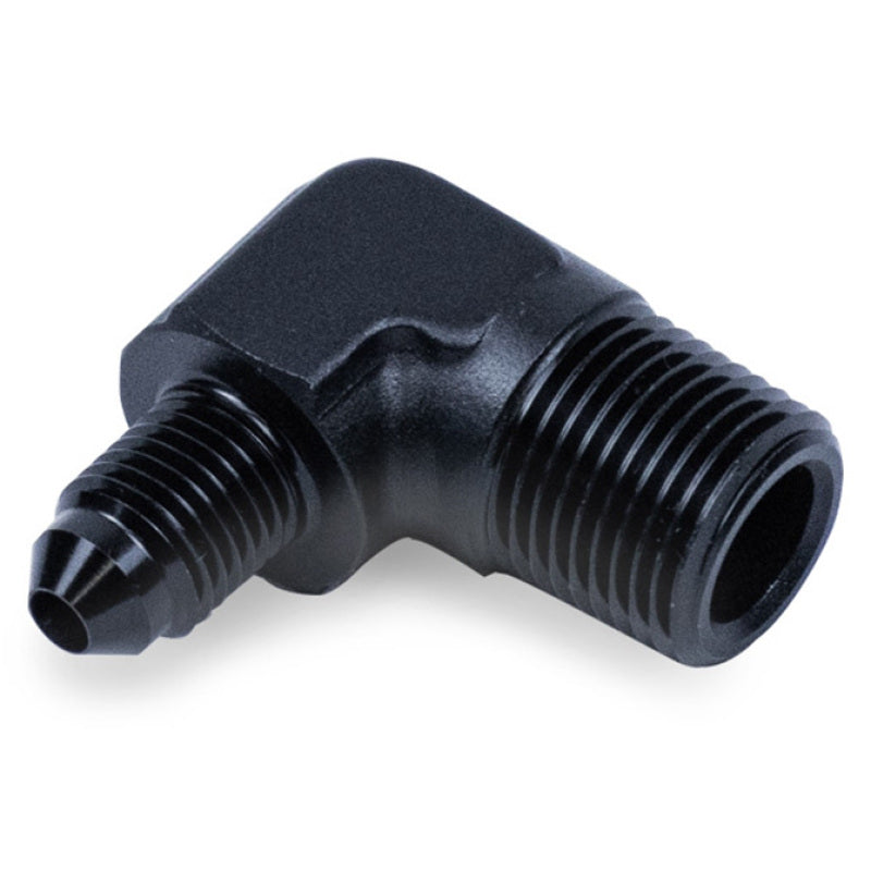 Snow Performance 3/8in NPT to 4AN Elbow Water Fitting (Black) SNO-808-BRD