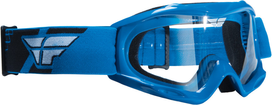 FLY RACING Focus Youth Goggle Blue W/Clea R Lens 37-2211