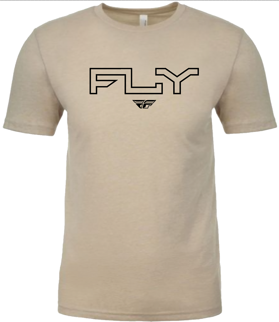 FLY RACING Fly Edge Tee Cream Md 354-0311M