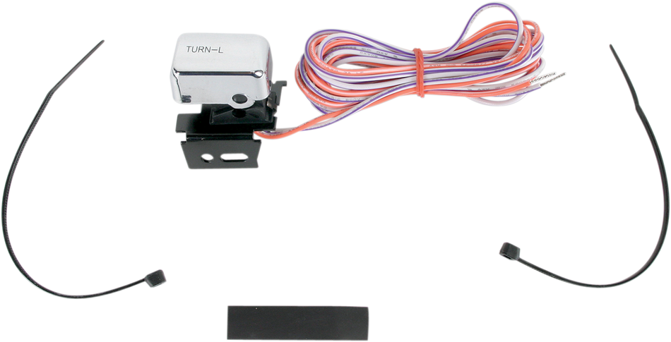 DRAG SPECIALTIES Kit de interruptores - Lado izquierdo - Señal de giro - Cromo H18-0333C-L 