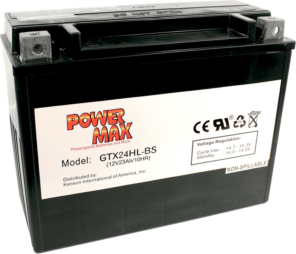 POWER MAX Battery - GTX24HL-BS GTX24HL-BS