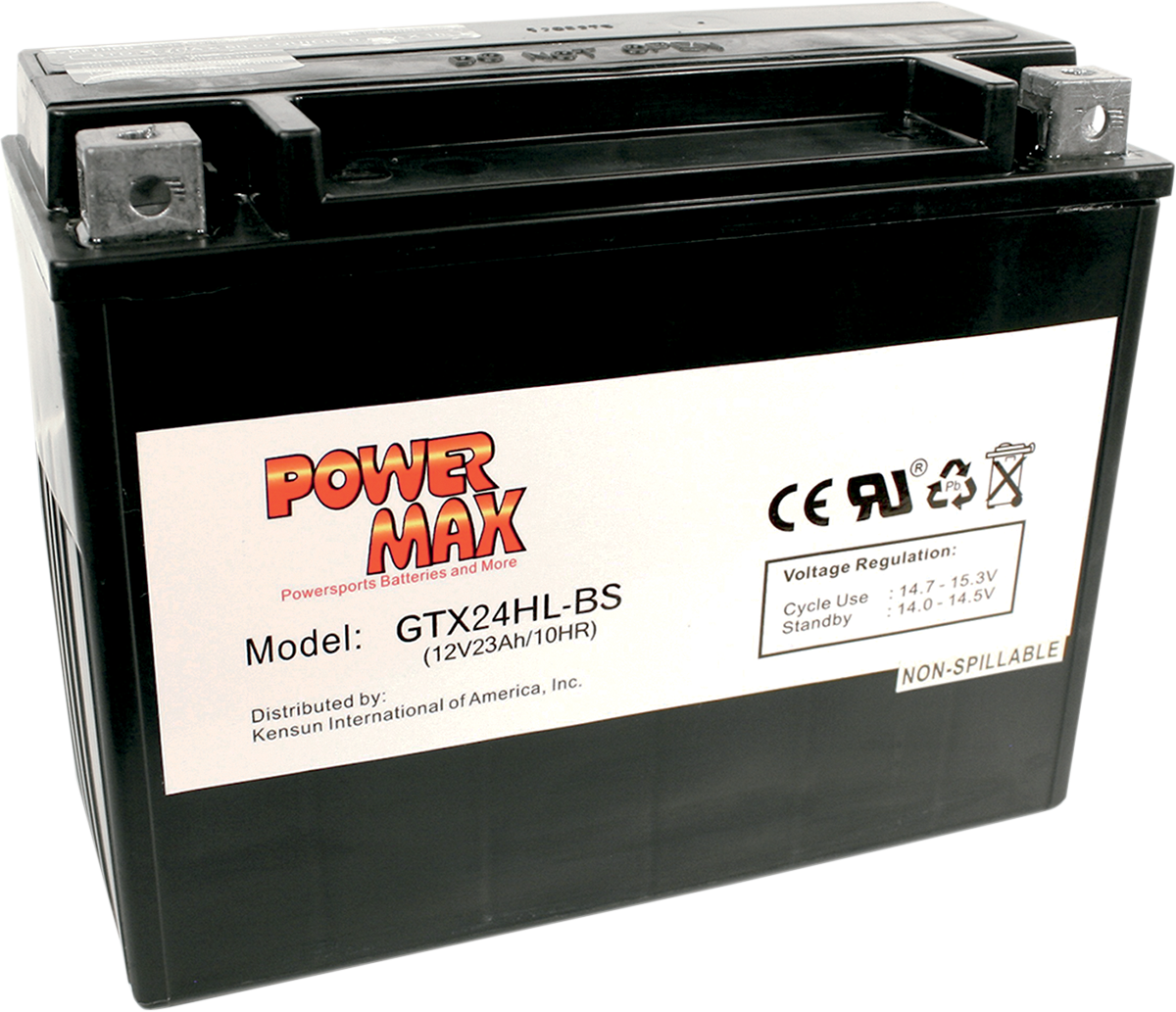 POWER MAX Battery - GTX24HL-BS GTX24HL-BS