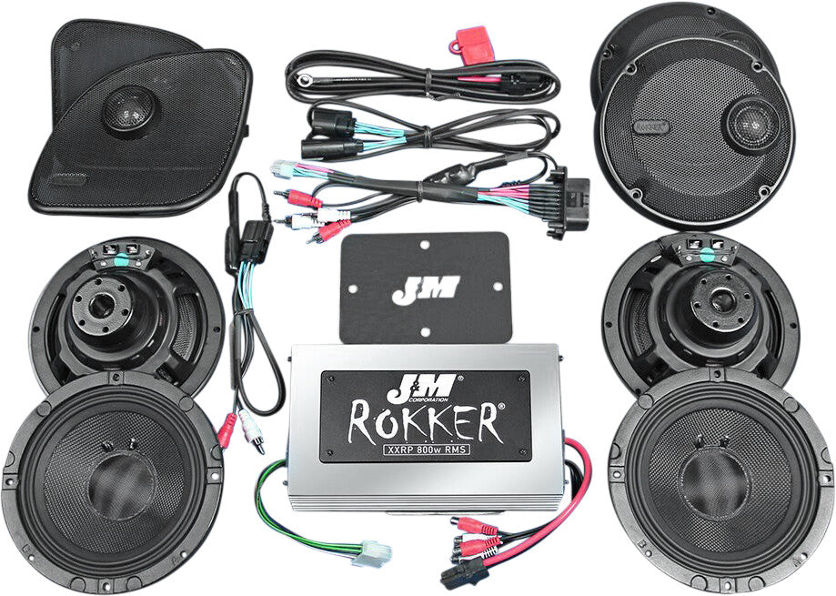 J&MRokker Xxr 800w 4-Sp/Amp Stg5 15-20 Cvo Fltr UltraXXRK-800SP4-15RU-CVO