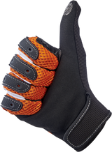 BILTWELL Anza-Handschuhe, Orange, Größe S, 1507-0601-002 